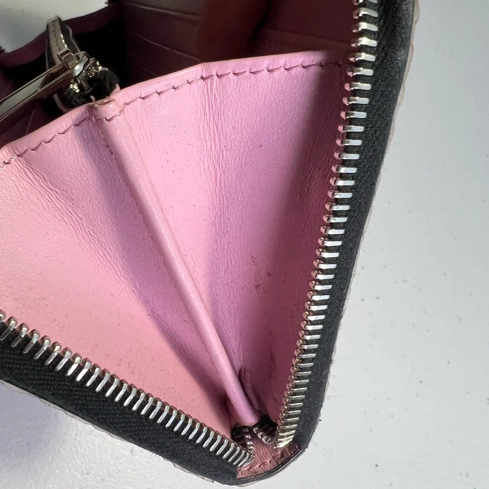 Moschino Pink Space Bear Wallet